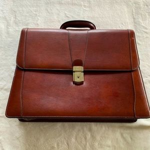Bosca men’s briefcase. Brown. Good condition.
